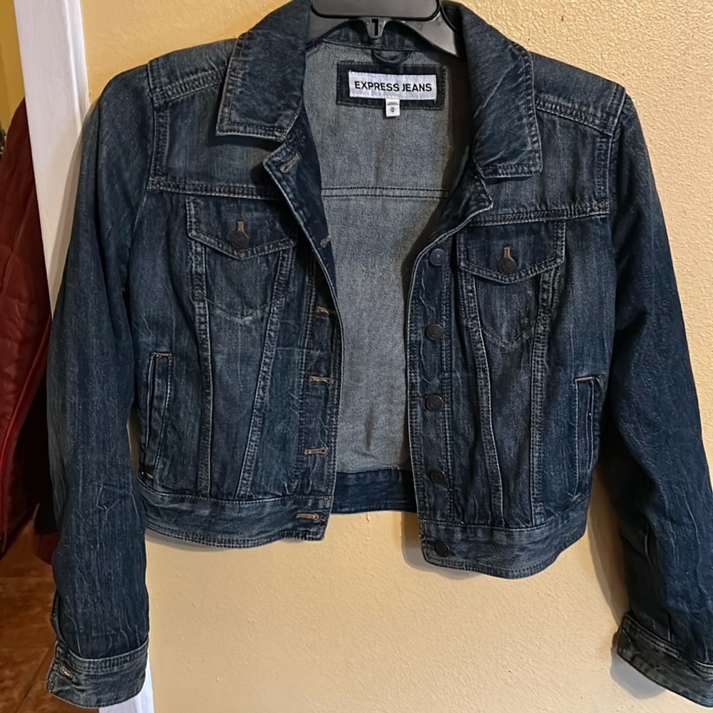 Excellent condition Express Jeans Medium Size Jean Jacket